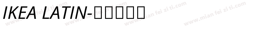 IKEA LATIN字体转换